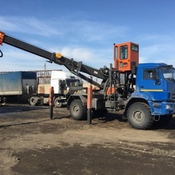 ЯПОНСКИЙ ЯМОБУР НА БАЗЕ КАМАЗ 4326 (ВЕЗДЕХОД)